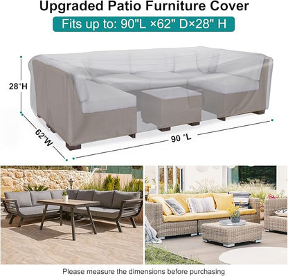 Patio Furniture Set Cover Waterproof, Heavy Duty Funiture Covers - Image 2