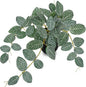 17.7" Artificial Plants Indoor Home Decor, Fake Potted Silk Plants for Shelves, Desks, Living Room, Home & Office Decor, Small Artificial Ivy Vine Nerve Plant in Pot, Faux Greenery Tropical Plant