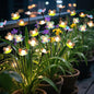 Solar Garden Lights, 6 Pack 36 LED Solar Swaying Flower Light, Waterproof Firefly Lights Outdoor Fairy Light for Garden Patio Yard Pathway Flower Bed Decoration