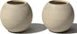 Veradek Strata Series Sphere Round Planter for Patio & Backyard | Durable Plastic-Stone Material | Modern Décor for Tall Trees and Plants