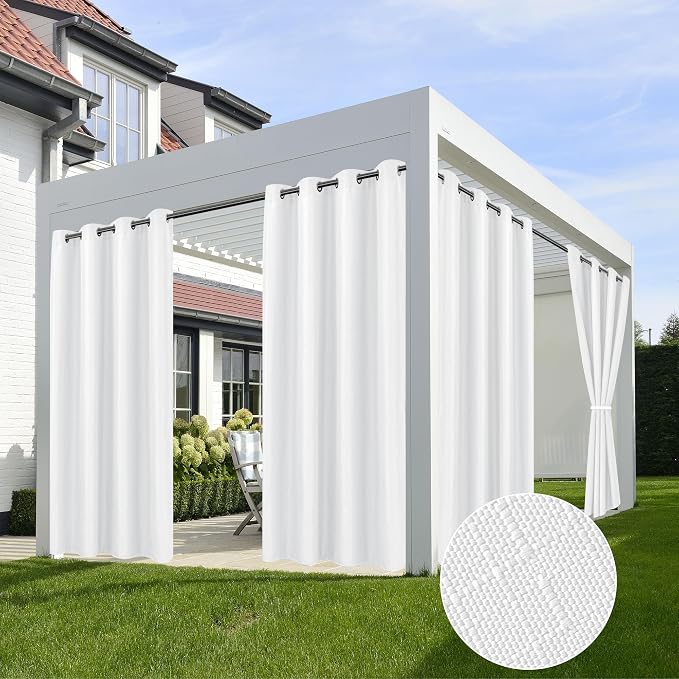 HolidayIdeas 4 Panels Outdoor Curtains by HolidayIdeas