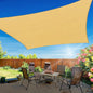 12'x12' Sun Shade Sail, UV Protection Outdoor Shade, Curved Tear Resistant Heavy Duty Sun Shade for Patio Garden, Backyard, Deck, Car Port, Playground, (Sand)