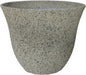 Classic Home and Garden Honeysuckle Resin Planters - Lightweight Indoor & Outdoor Plant Pots - UV-Resistant Plastic Flower Pots - Pot Planters for Flowers & Herbs (13" Stone)