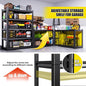 Set of 4 71"H-35"W Garage Shelving- 5 Tier Storage, 2050LBS