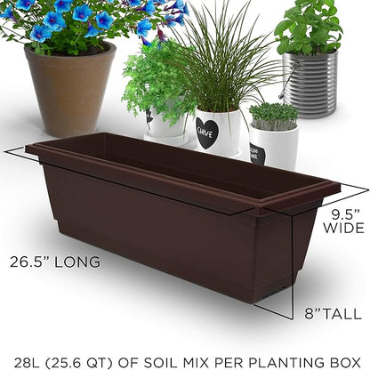 6-Ft Raised Garden Bed - Vertical Garden Freestanding Elevated Planter with 4 Container Boxes - Good for Patio or Balcony Indoor and Outdoor - Perfect to Grow Vegetables Herbs Flowers