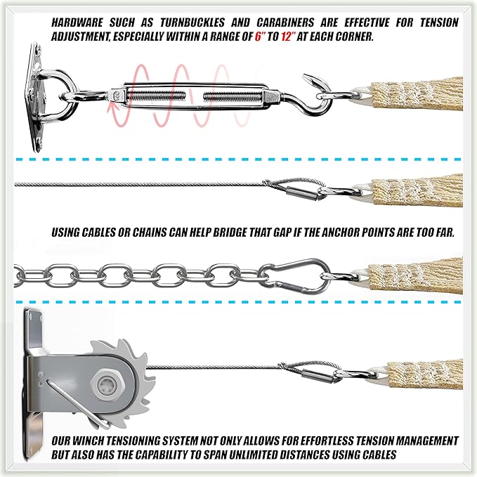 ColourTree TAPR1616 Custom Size 16' x 24' Sand Beige Sun Shade Sail Canopy UV Block UPF50 Rectangle - Commercial Standard Heavy Duty - 190 GSM - 3 Years Warranty