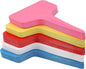 KINGLAKE Plant Labels,100 Pcs Multicolor Waterproof Plastic Plant Tags T-Type Nursery Garden Labels 6 x10cm,5 Colors