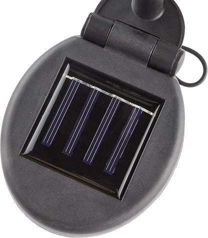 Alpine Corporation 34" Tall Outdoor Solar Powered Cross Pathway Light Stakes (Set of 2)