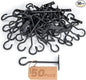 6inch Plant Hooks 50Pack Hanging Plant Bracket Metal Plant Hanger Black
