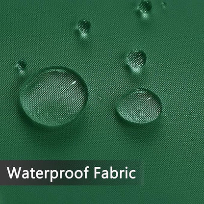 SpaceDresser Waterproof Outdoor Sheer Curtains for Patio - 2 Panels Rod Pocket Indoor Voile Sheer Curtain for Living Room,100W x 96L inch, Foliage Green