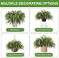 Artificial Pine Branches, 24 Pack, 18 Inch Green Polyethylene Stems