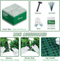 Artificial Boxwood Hedge Panels, 12 Pack 20x20 Inch HDPE Greenery