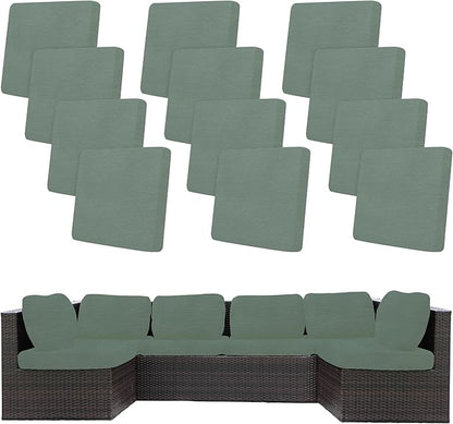 12Pcs Stretch Patio Cushion Covers, Outdoor Couch Covers Replacement, Outdoor by BIETYONE