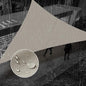 SUNNY GUARD Waterproof Sun Shade Sail 14'x14'x14' Taupe Triangle UV Block Sunshade for Backyard Yard Deck Patio Garden Outdoor Activities and Facility(Customized)