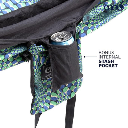 ENO, Eagles Nest Outfitters DoubleNest Lightweight Camping Hammock, 1 to 2 Person, Special Edition Colors, ATC