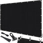 Artpuch 90% Sun Shade Cloth, 8 x 10 FT Pergola Shade Cover Canopy with Grommets, Sun Screen Fabric Tarp for Patio, Outdoor, Garden, Backyard, Black