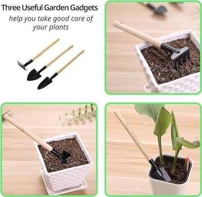 Plant Saucer, 7 Pack 8 10 12 14 15 Inch Durable Plastic Plant Trays for Pots, White & Black Round Plant Pot Saucers, Drip Tray for Indoor and Outdoor Garden (10", for 7 8 Inch Pot)