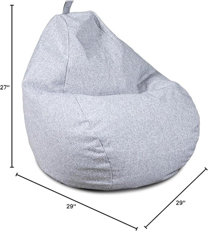 Big Joe Tuffet Weatherproof Bean Bag Chair, Ceramic Intertwist, Durable Weather Resistant Fabric, 2.5 feet Teardrop
