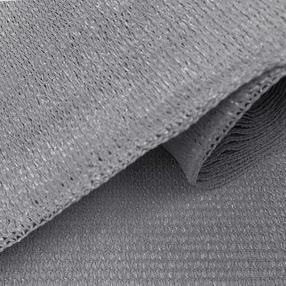 Universal Pergola Replacement Canopy Shade Cover with Breathable HDPE Fabric & Rod Pockets for 10 x 10 FT Pergola, Canopy Size: 192'' L x 106'' W (Light Grey)