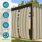 Outdoor Curtains 4 Panel Cream Waterproof Patio Privacy Drapes