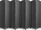 Sorbus 8 Panel Room Divider 6 ft. Tall - Privacy Screen, Extra Wide Double Hinged Panels, Mesh Hand-Woven Design, Partition Room Dividers and Folding Privacy Screens, Wall Divider for Room Separation