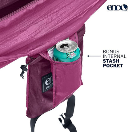 ENO, Eagles Nest Outfitters DoubleNest Lightweight Camping Hammock, 1 to 2 Person, Special Edition Colors, ATC
