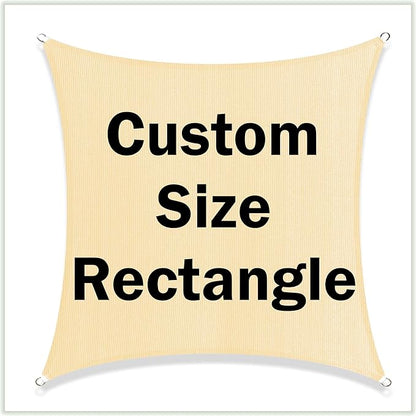 ColourTree TAPS16 Sun Shade Sail UPF50 Canopy UV Block Rectangle - Commercial Standard Heavy Duty - 190 GSM - 3 Years Warranty (We Make Custom Size)