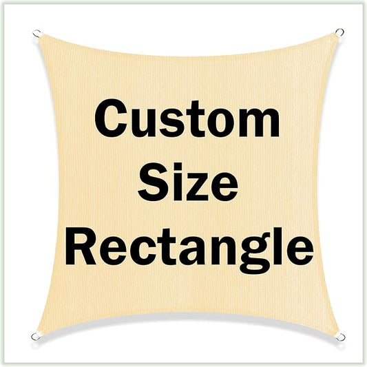 ColourTree TAPS16 Sun Shade Sail UPF50 Canopy UV Block Rectangle - Commercial Standard Heavy Duty - 190 GSM - 3 Years Warranty (We Make Custom Size)