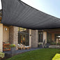 LOVE STORY Custom Size 7'x7' Graphite Grey Sun Shade Sail Rectangle UV Block Canopy Patio Sail Sunshades Fabric for Outdoor Garden Carport (We Make Custom Size)