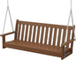 POLYWOOD GNS60TE Vineyard 60" Swing, Teak