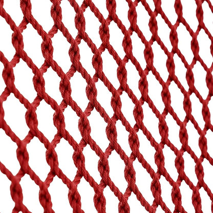 Lazy Daze Hammocks 10.5 FT Double 2 Person Caribbean Rope Hammock, Hand Woven Polyester Hammock with Spreader Bars, for Outside Outdoor Backyard Patio Poolside, 450 LBS Capacity, Red