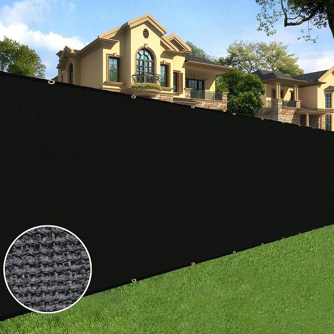 Sunnyglade 6 feet x 150 feet Privacy Screen Fence Heavy Duty Fencing Mesh Shade by Sunnyglade