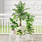 5 Pack Heavy Duty Metal Stand Decorates Multiple Plants for Indoor and Outdoor, Anti-Rust Iron Flower Pot Holder Stand, Potted Plant Shelf for Garden,Patio