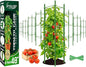 Legigo 8-Pack Tomato Cage for Garden Plant Support- Up to 48inch Garden Stakes Tomato Cage, Tomato Trellis for Potted Plants, Tomato Cages Plant Stakes for Climbing Vegetables Plants Flowers