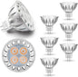 MR16 GU5.3 Led Landscape Bulbs 3000K Warm White 5W, MR16 20W 35W Halogen Replacement,12V Low Voltage Bulb Spotlights for Outdoor Landscape Flood Indoor Track Lighting,Not Dimmable,450lm,38 Deg,6 Pack