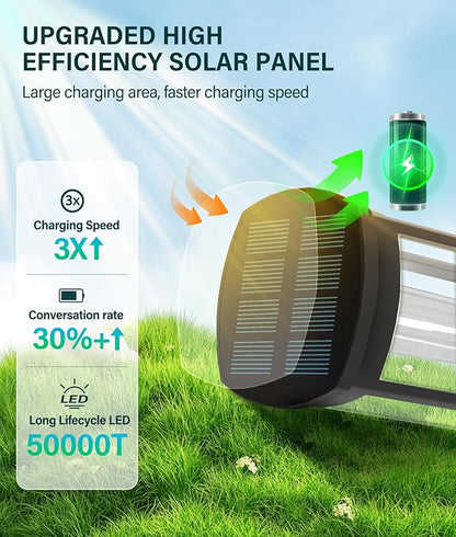 Solar Pathway Lights Outdoor 6 Pack, Bright Solar Path Lights Outside Waterproof, Solar Powered Landscape Light for Walkway Driveway Lawn Patio Sidewalk Garden Yard, Cool White