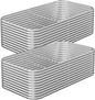 2 Pack Tall 8x4FT Corrugated Galvanized Steel Raised Garden Bed Outdoor, Metal Above Ground Garden Bed for Vegetables and Flowers, Raised Beds for Gardening
