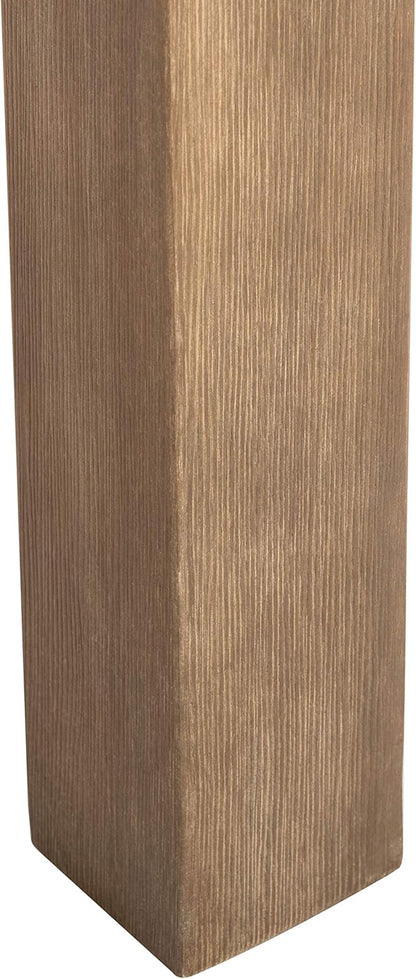 SAFAVIEH Couture Outdoor Patio Furniture Collection – Santa Cruz Coffee Table, Natural Eucalyptus Wood Slatted Top, Modern Outdoor Accent Table (CPT1016A)