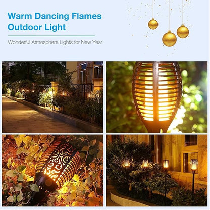 Torch Lights, 43 Inch Solar Plastic with 3 Flame Effects