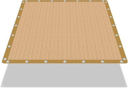 90% Shade Cloth Sun Shade Fabric Privacy Screen Shade Cover for Patio Garden Pergola Shade Cover Canopy with Gromments