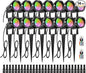 ZUCKEO 12W RGB Low Voltage Landscape Lighting Remote Control Color Changing Landscape Lights, Waterproof LED Outdoor Spotlight for Garden Pathway House Christmas Decor, 14 Pack with Connector