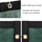 Garden Privacy Screen Mesh 5 x 100 ft Green HDPE with Grommets