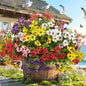 20 Bundles Artificial Flowers for Outdoors, UV Resistant Fake Plants Flowers Greenery Shrubs Plants for Decoration Outside Plants Hanging Planter Home Garden Decor