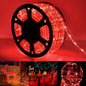 200ft LED Rope Lights Outdoor, 1440 LED Flexible Tube Lights with 8 Modes, Waterproof LED Rope Lighting for Outside, Garden, Patio, Bedroom, Party,Deck, Pool, Fences, Indoor Outdoor Decoration (Red)