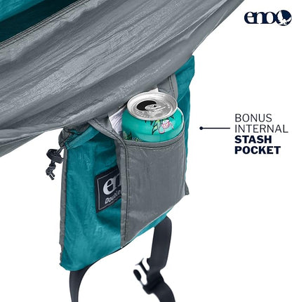 ENO, Eagles Nest Outfitters DoubleNest Lightweight Camping Hammock, 1 to 2 Person, Special Edition Colors, ATC