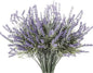 Butterfly Craze Lavender Artificial Flower Stems - UV-Protected Outdoor Artificial Plants - Plastic Flowers for Outdoors - Floral Picks for Weddings & Centerpieces - 4 Pack, 14.5"-16.5"