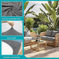 Cushion Covers, 12 Pack Stretch Microfiber Patio Slipcovers in Grey