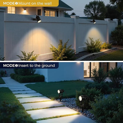 L LOHAS LED RGB Dusk to Dawn Low Voltage Landscape Lighting, IP65 Outdoor Spotlight with Transformers&Remote Control, Color Changing Timing Plug in Spotlights for Yard Backyard Pathway 6Pack