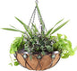 Arcadia Garden Products Emerald Series Round Hanging Basket Planters, 20-Inch Metal Copper Accent CB03