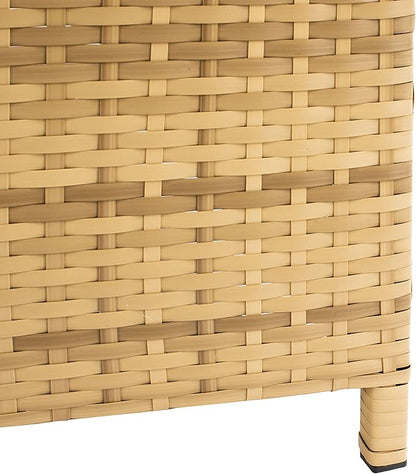 SAFAVIEH Outdoor Collection Cadeo Natural/White Cushion Daybed PAT7500D